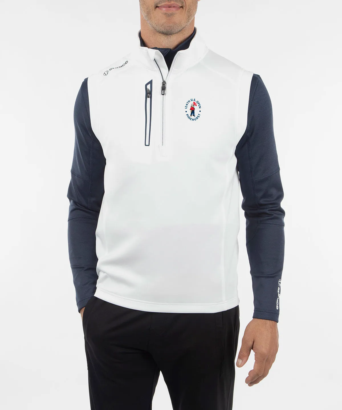 124th U.S. Open Sunice Men's Axel Lightweight Stretch Half-Zip Vest