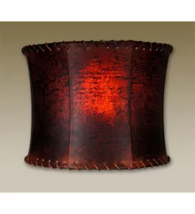 15" Cylinder Raw Hide Lamp Shade