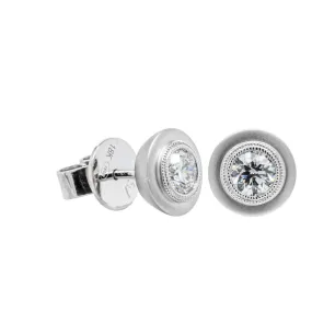 18ct White Gold .63ct Diamond Windsor Earrings