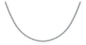 3 Prong Riviera Diamond Necklace with 36.50 ct.(finished) 5mm