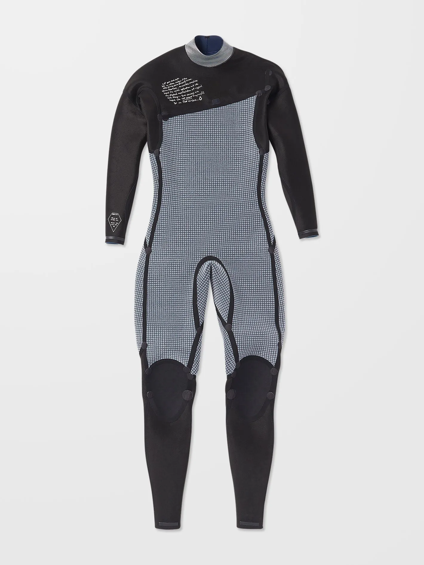 3/2Mm Chest Zip Fullsuit - CRUZER BLUE