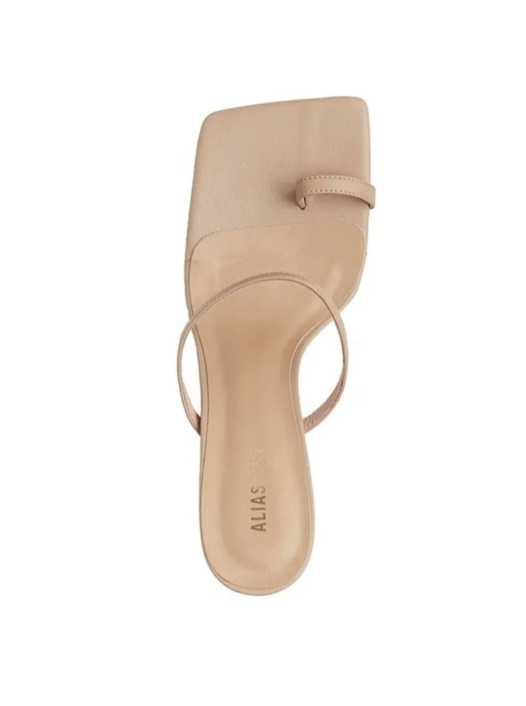 Alias Mae Lena Heel in Natural Leather