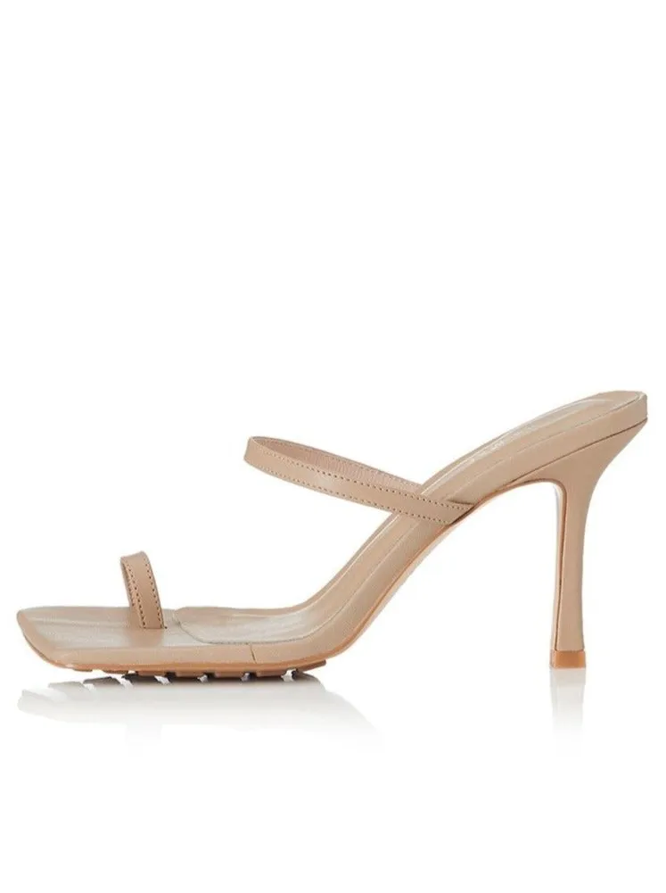 Alias Mae Lena Heel in Natural Leather