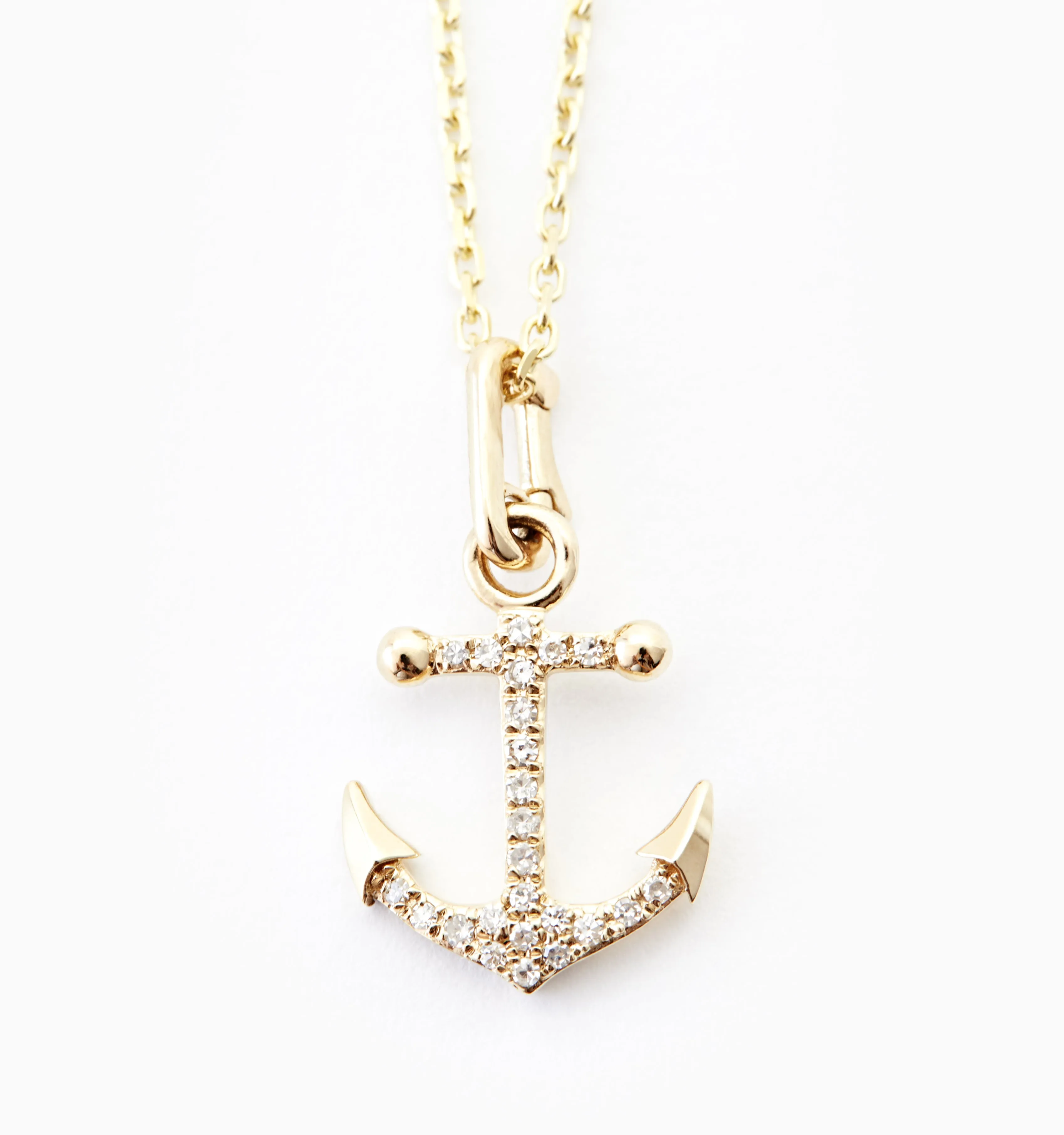 Anchor Diamond Necklace