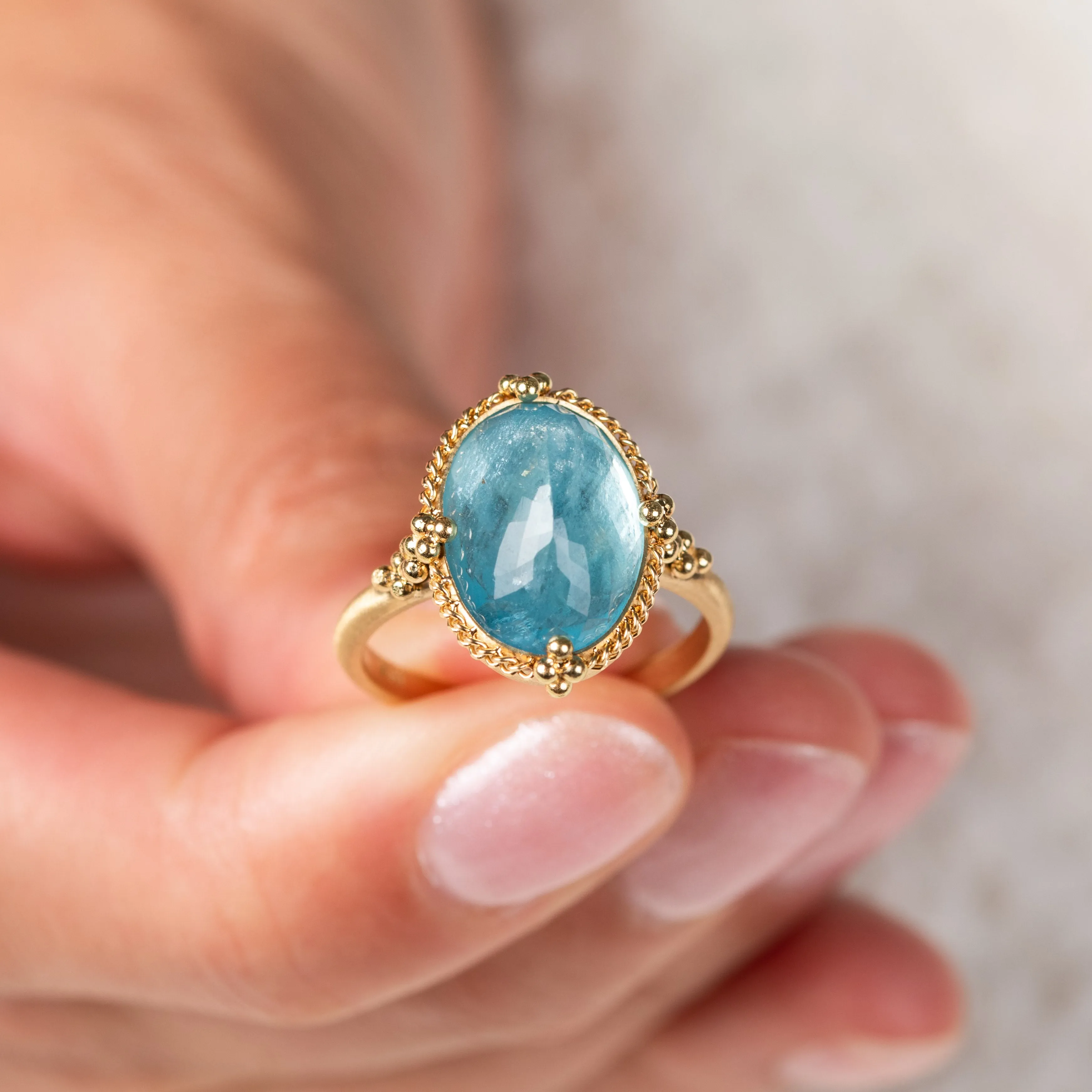 Aquamarine Ring