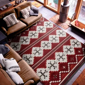 Aspen Rug Collection - Red