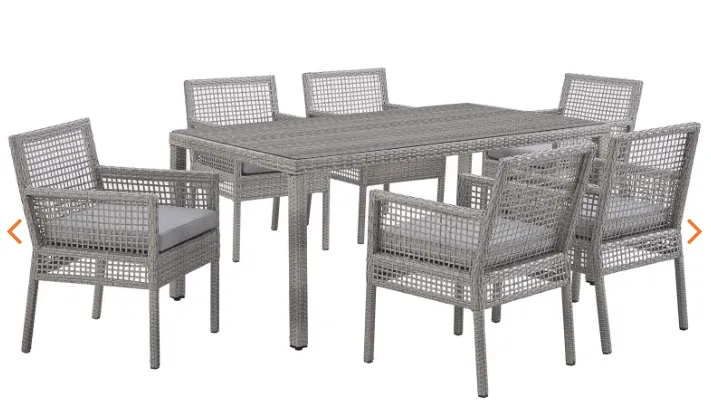 Bermuda 7 PC Dining room set