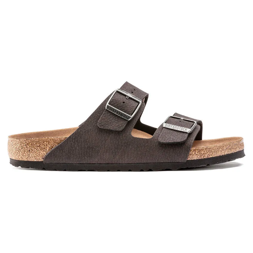 Birkenstock Arizona Synthetic Soft Desert Dust Black Vegan Sandals