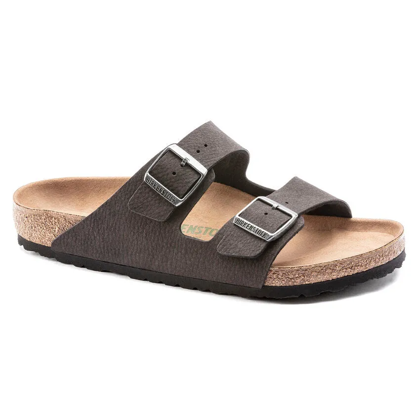 Birkenstock Arizona Synthetic Soft Desert Dust Black Vegan Sandals