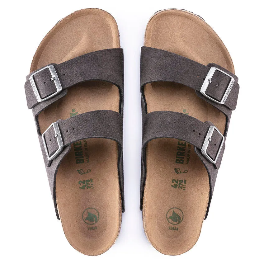 Birkenstock Arizona Synthetic Soft Desert Dust Black Vegan Sandals