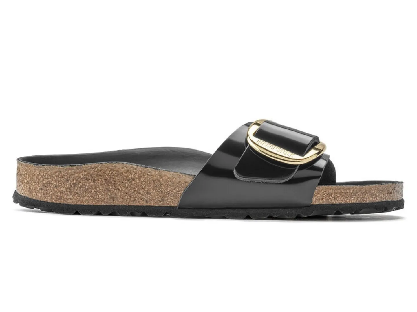 Birkenstock: Madrid Big Buckle in High Shine Black