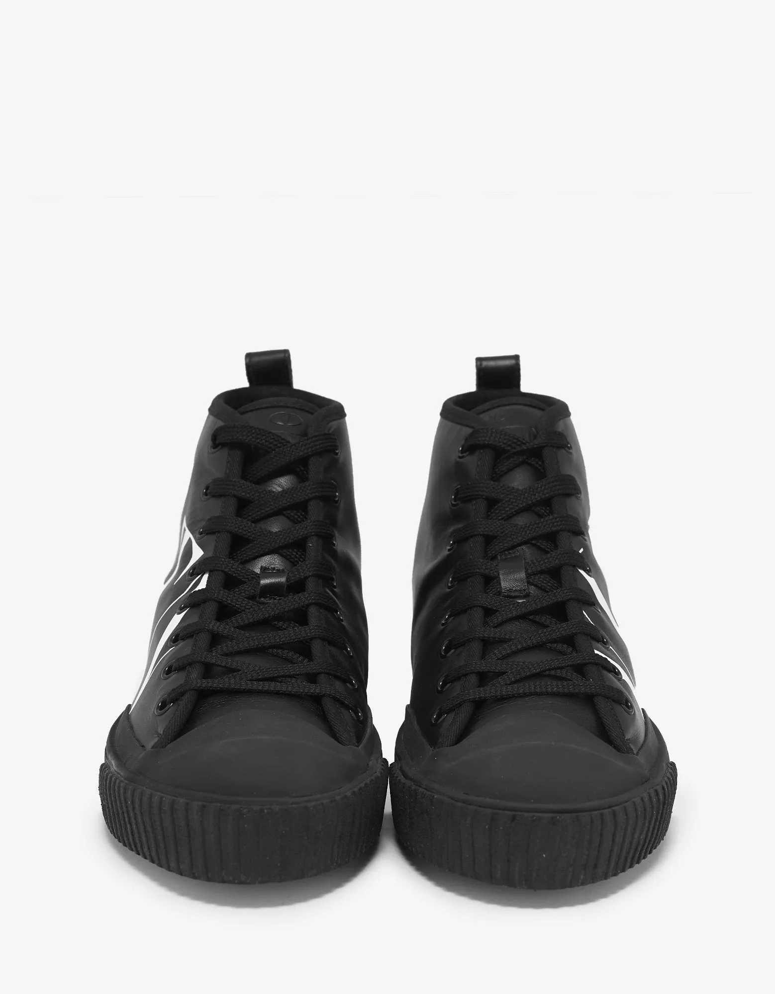 Black VLTN High Top Trainers