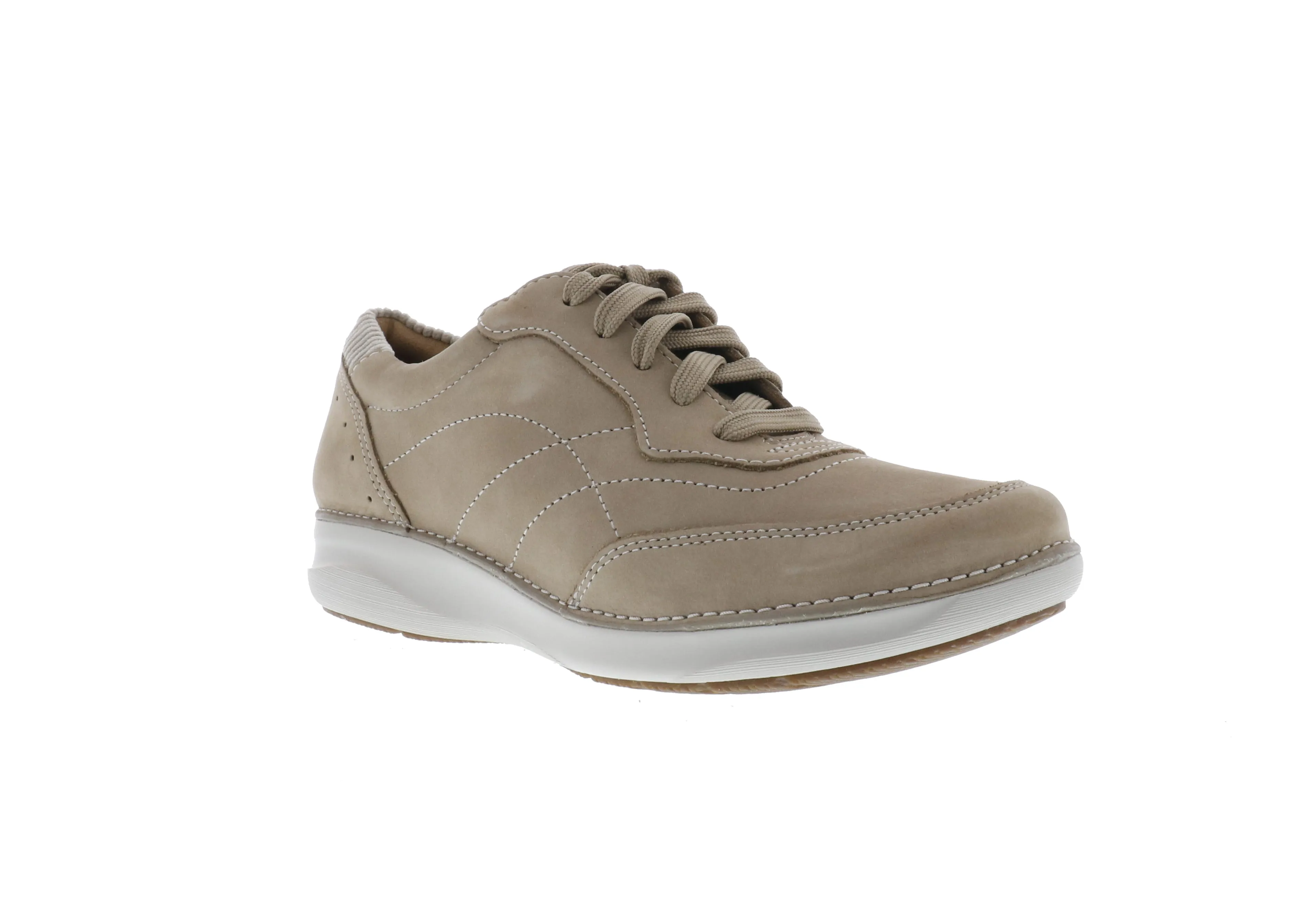 Clarks Appley Tie (Women's) - Sand Nubuck