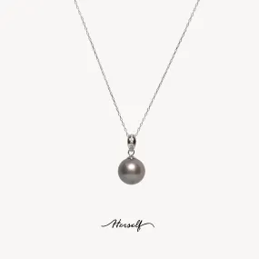 Classic Tahiti Pearl Pendant Necklace 18K Gold