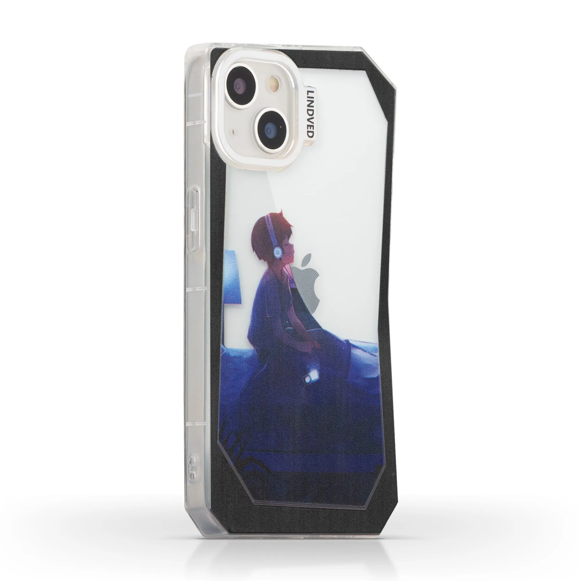 Creative Art Printed With Camera Protector Back Cover for Apple iPhone 15