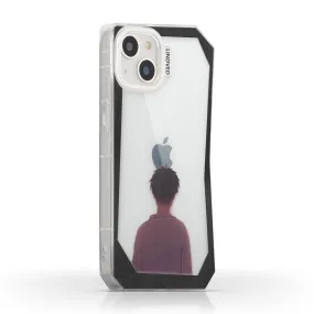 Creative Art Printed With Camera Protector Back Cover for Apple iPhone 15