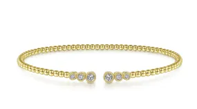 Diamond Bezel Flexible Bracelet