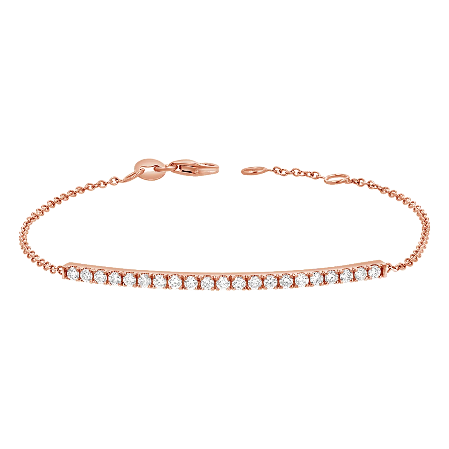 Diamond Pave Bar Bracelet