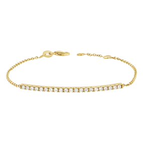 Diamond Pave Bar Bracelet