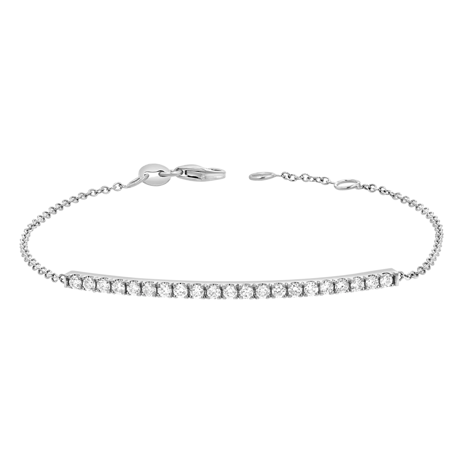 Diamond Pave Bar Bracelet