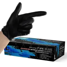 DRE Health Black Nitrile Gloves - Powder Free