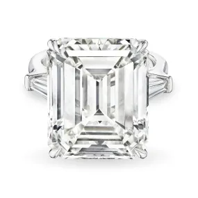 Emerald Cut Diamond Ring, 19 CT