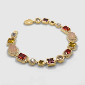 Gemstone Bracelet (Gold)