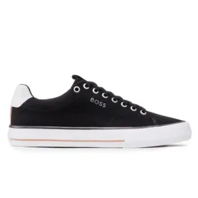 HUGO BOSS Aiden TENN LTB Canvas Trainers Men 50470866-BLK