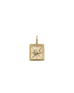 Kirstin Ash True North Charm, 9k Gold