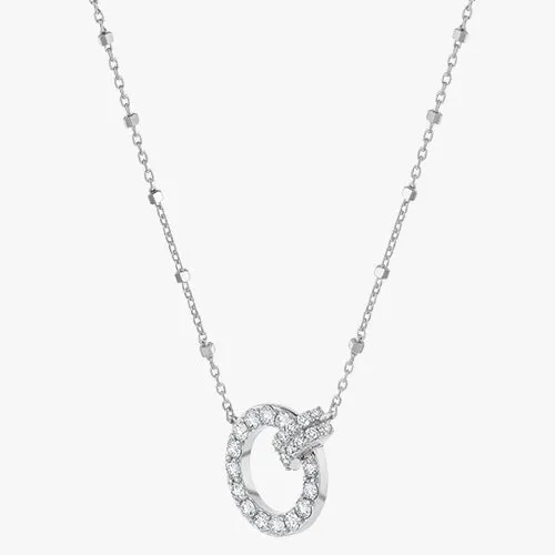 Lab Grown Triple Circle Diamond Necklace