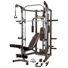 Marcy SM4008 Deluxe Smith Machine with Adjustable Weight Bench