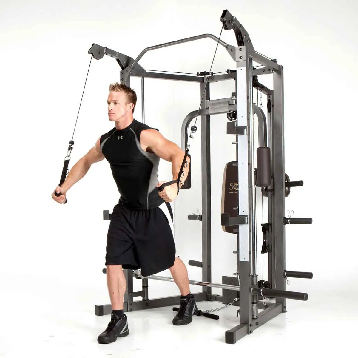 Marcy SM4008 Deluxe Smith Machine with Adjustable Weight Bench