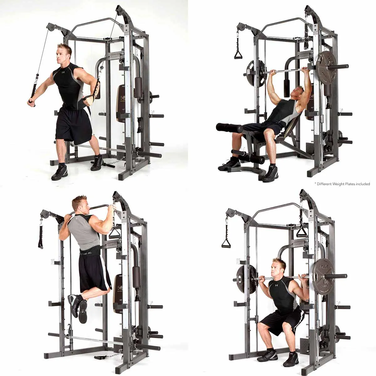 Marcy SM4008 Deluxe Smith Machine with Adjustable Weight Bench