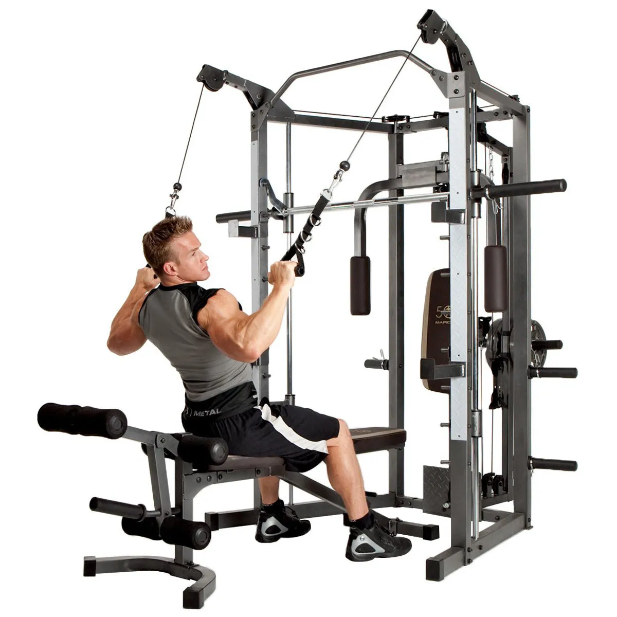 Marcy SM4008 Deluxe Smith Machine with Adjustable Weight Bench