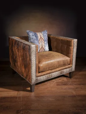 Maverick Cowhide Accent Chair