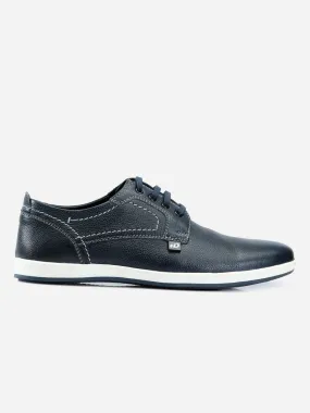 Men's Blue Lace Up Smart Casual (ID3038)