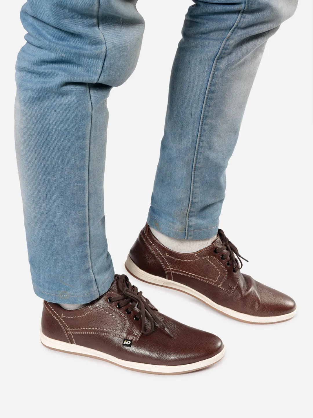 Men's Tan Lace Up Smart Casual (ID3038)