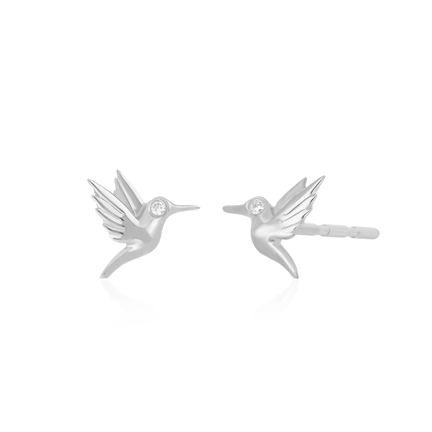 Mini Hummingbird Stud Earrings