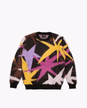 Mohair Star Crew Jumper - Edd Cox Art