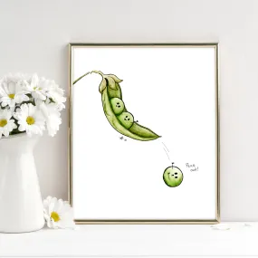 "Peas out!" - Fine Art Print