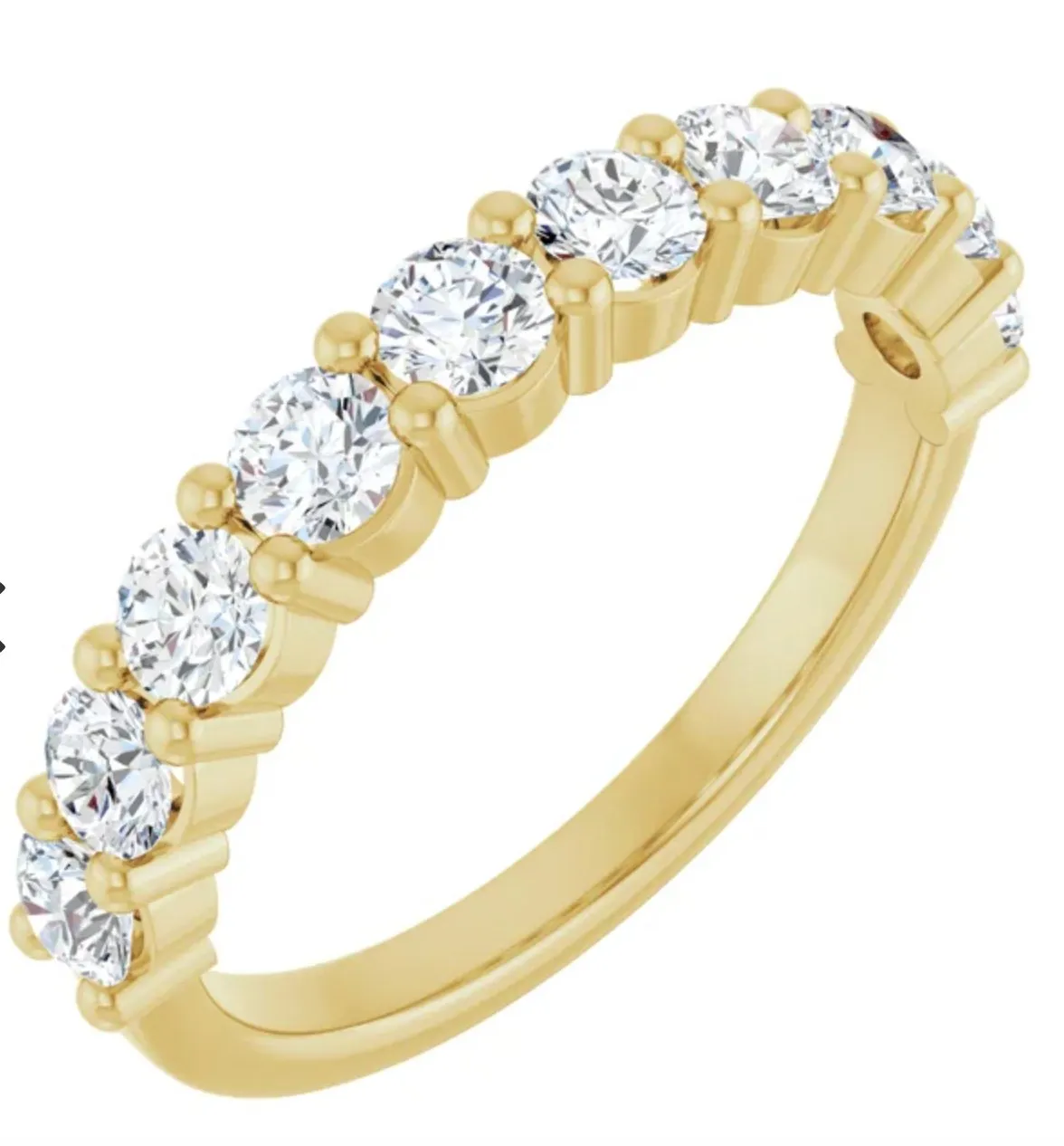 Sahar | Round Lab Grown Diamond Wedding Band